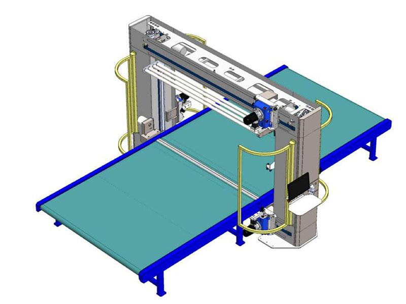 Máquina cortadora de contornos CNC horizontal y vertical HV6
